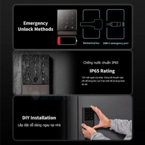 Khóa cửa thông minh U50 Aqara Model DL-D05D hình ảnh Khóa cửa thông minh U50 Aqara Model DL-D05D