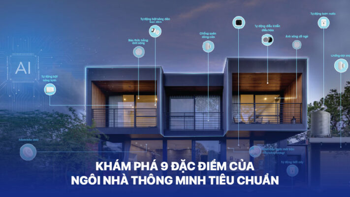 Khám phá 9 đặc điểm của ngôi nhà thông minh tiêu chuẩn