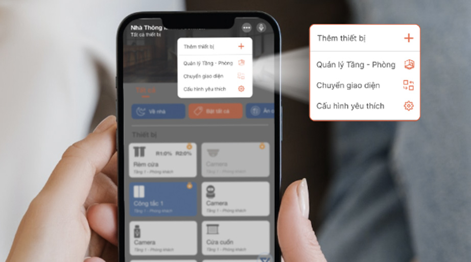 Vhomenex là gì? Khám phá đặc điểm phần mềm nhà thông minh Vconnex Giao diện Vhomenex có hai phiên bản dễ dàng chuyển đổi qua lại